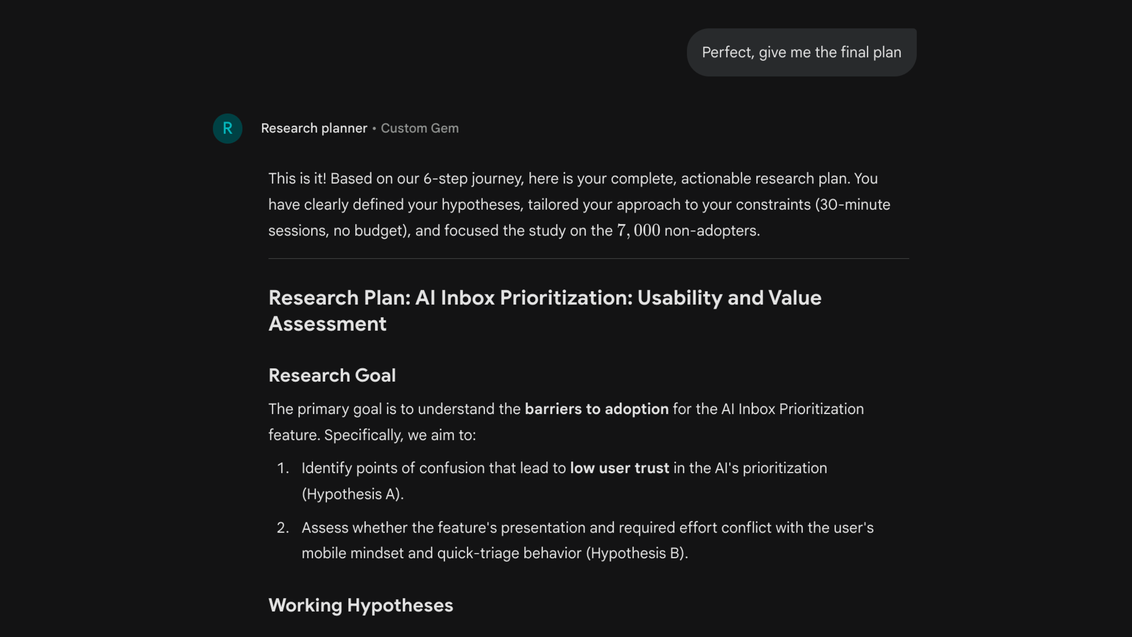 Research Planner GEM